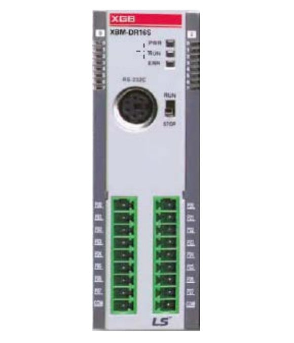 LS PLC XGB Series XBM-DR16S DC Input 8, Relay output 8 Module type unit
