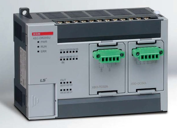 LS PLC XBC Series XBC-DR20E Economic Type Main Unit 20 I/O Points / Relay Output