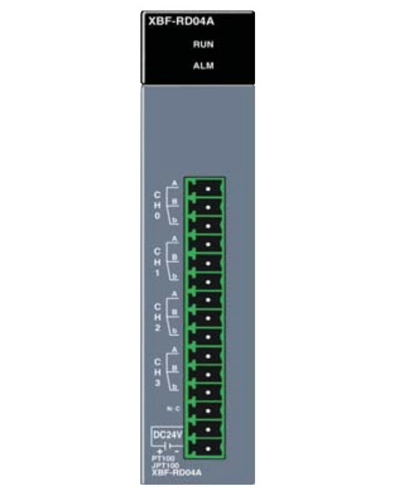 LS PLC XGB Series XBF-RD04A / RD01A RTD Temperature Input Module (Pt100, Jpt100)